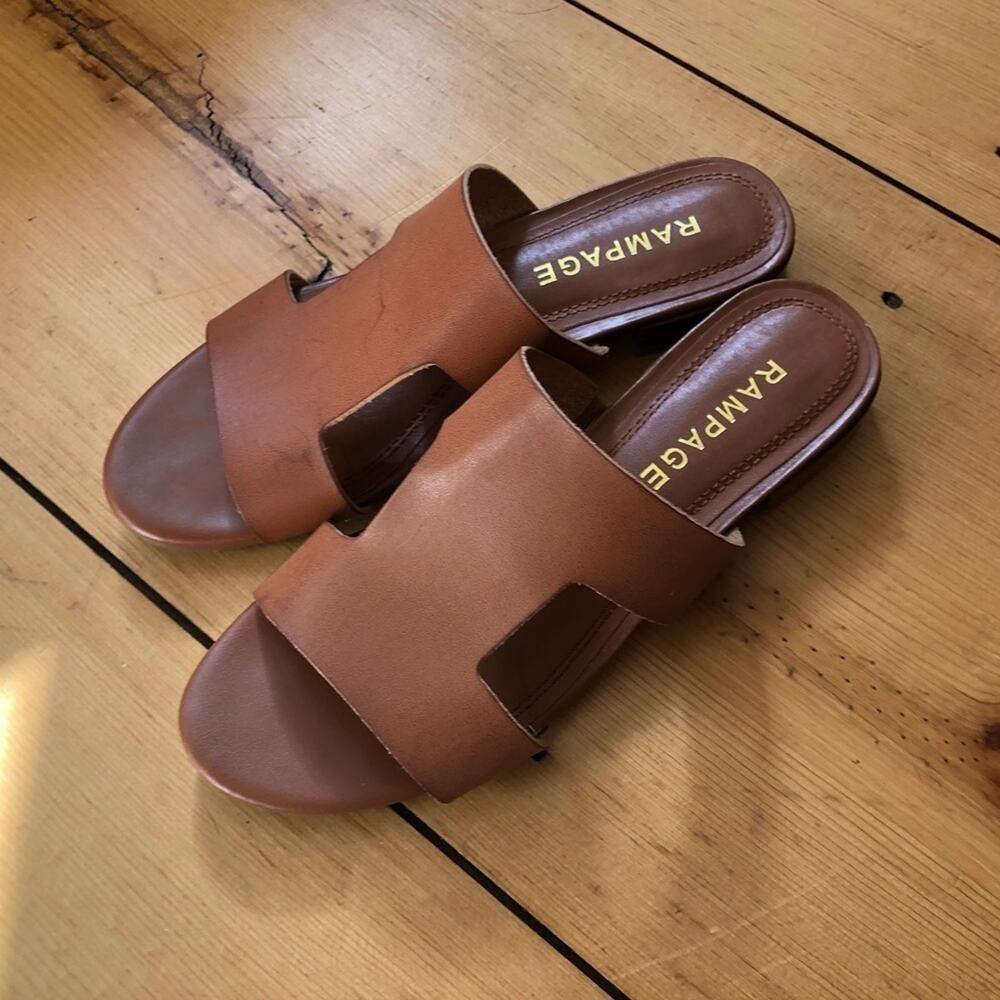 Rampage Camel Tan Sandals Size 7 Worn Once Summer Casual